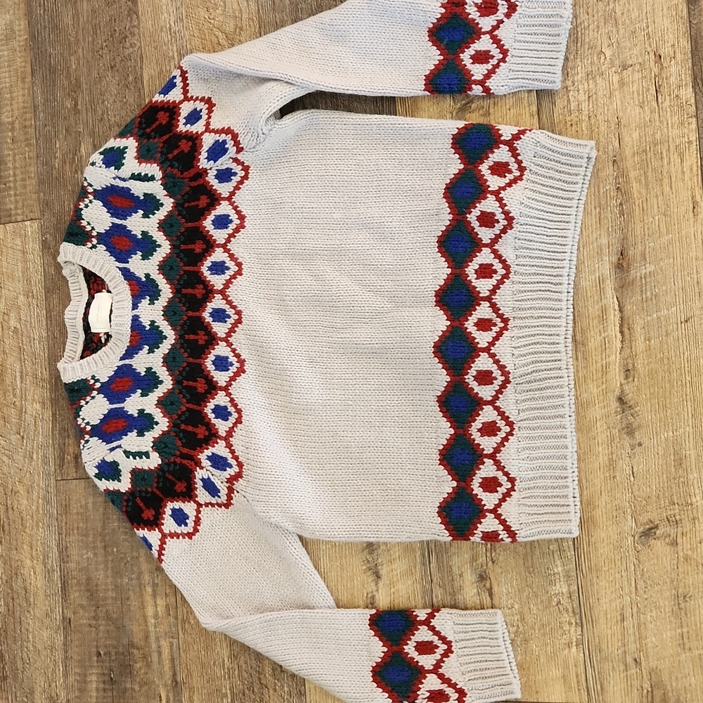 Lucky Brand Fairisle Crewneck Sweater